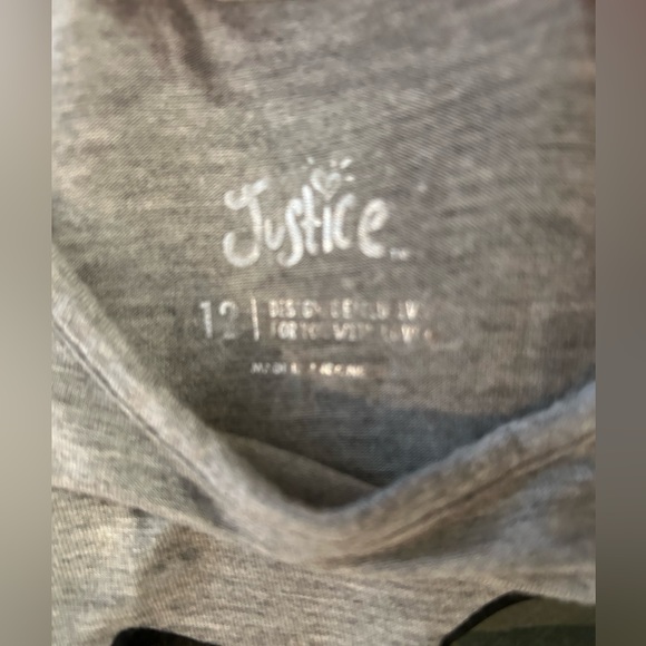 Lot of 3 girls shirts Abercrombie Kids, Justice & NWT Saint-eve sz 10. - Picture 4 of 13